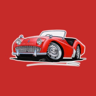 Triumph TR3A Red T-Shirt