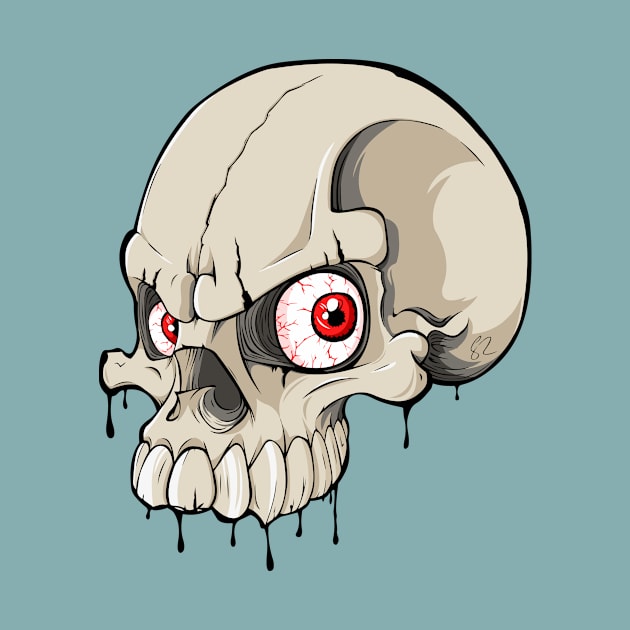 Skull art by TheCuteStuffedCabbage