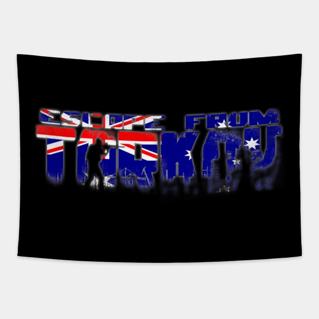 Escape from Tarkov Australia Tapestry by tortoiseman