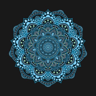 Magic Mandala Sky Blue T-Shirt