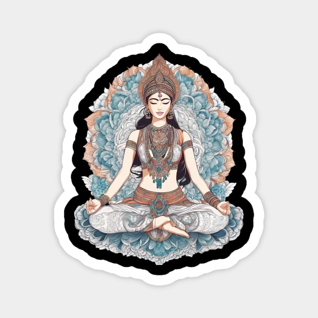 Ashtanga Yoga Magnet by animegirlnft