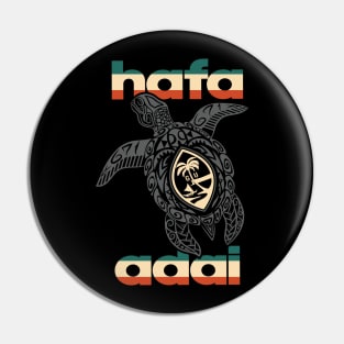 Hafa Adai Tribal Turltle Guam Pin