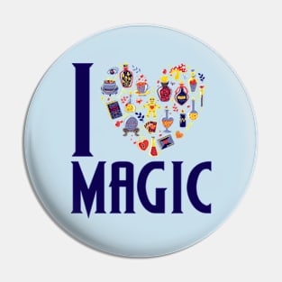 I Heart Magic Pin