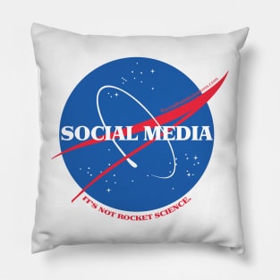 Social Media's Not Rocket Science Pillow