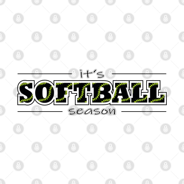 It's Softball Season - Ball Pattern by PureJoyCraft