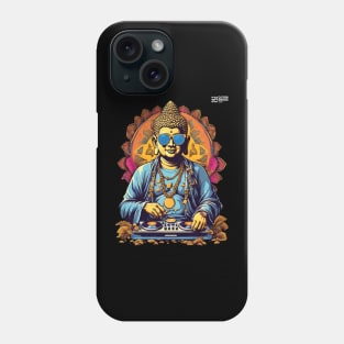 Psychedelic Dj Buddha - Catsondrugs.com #buddha #buddhism #meditation #buddhist #love #buddhaquotes #peace #zen #yoga #india #jaybhim Phone Case