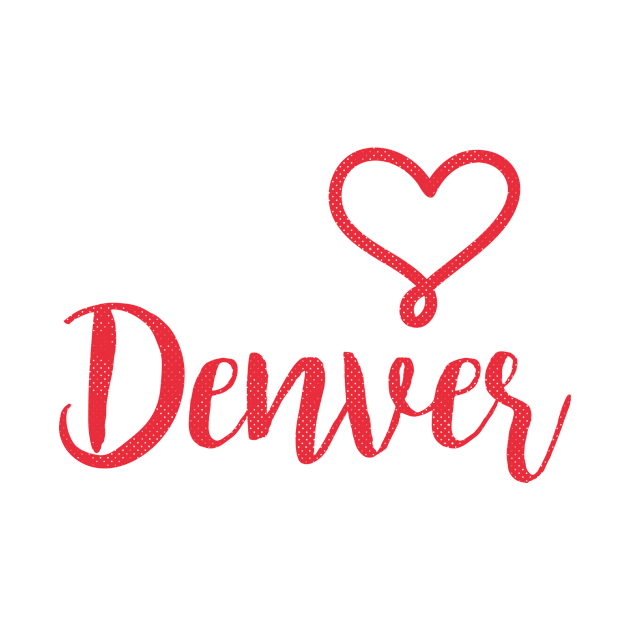 Denver, Colorado - CO, Valentines Day Love by thepatriotshop