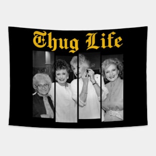 THUG LIFE GOLDEN Tapestry