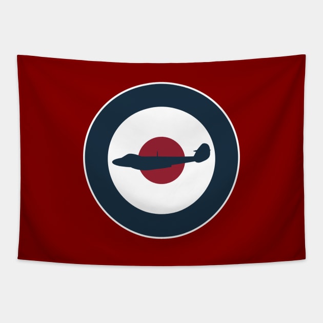 RAF Gloster Meteor Patch Tapestry by TCP