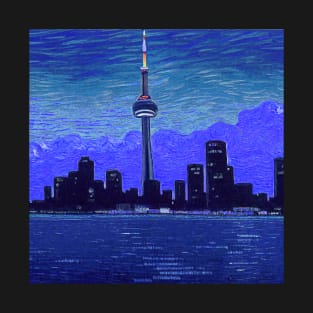 CN Tower, Toronto, Canada, in Van Gogh's style T-Shirt