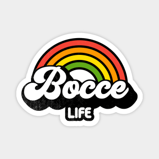 Groovy Rainbow Bocce Life Magnet