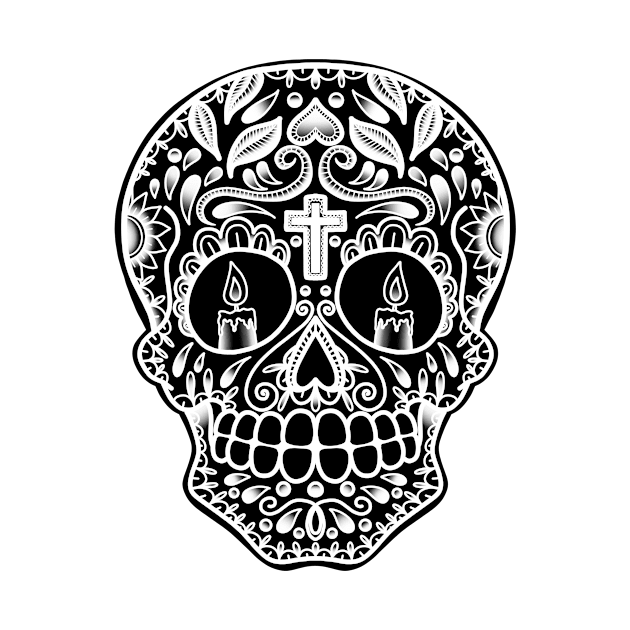 HomeSchoolTattoo Sugarskull by HomeSchoolTattoo