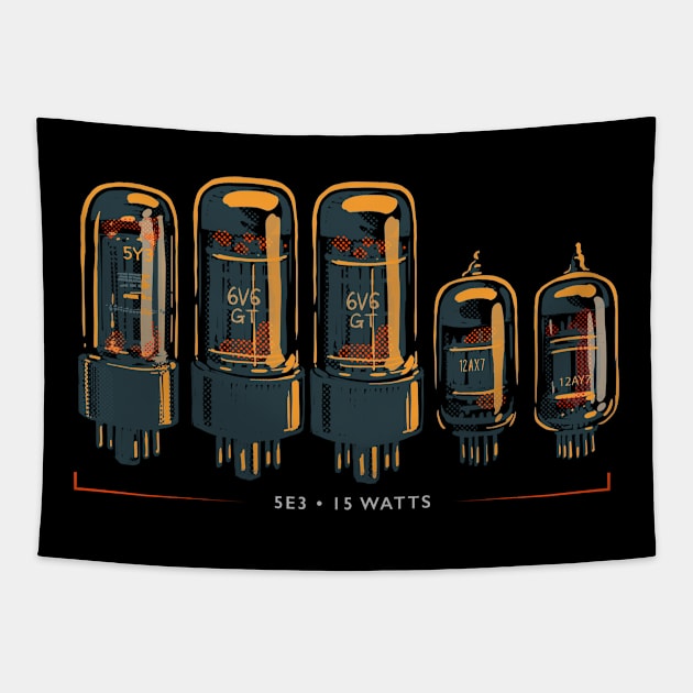 Legendary 5E3 guitar amp Tapestry by SerifsWhiskey