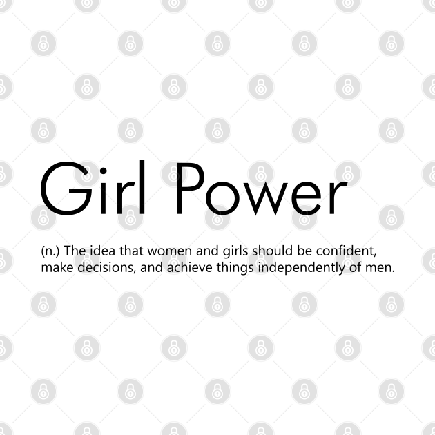 Girl Power (Definition) Girl Power Definition Pillow TeePublic