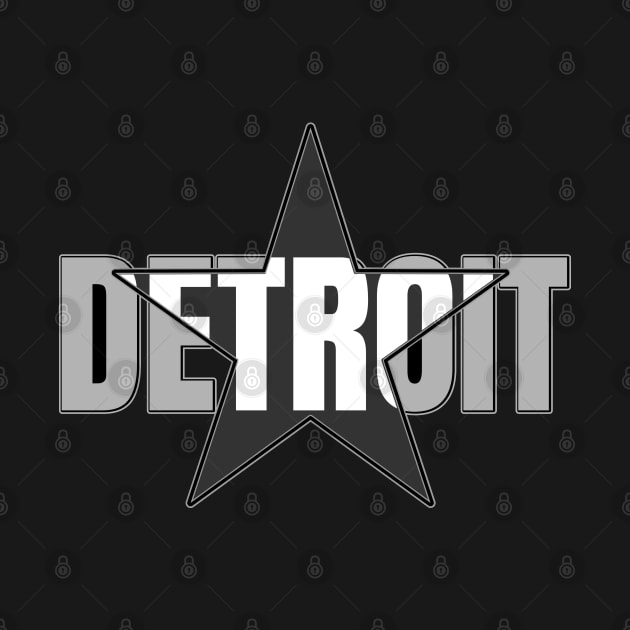 Detroit Black Star by Blasé Splee Design : Detroit