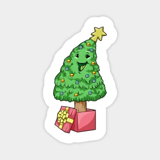 Christmas with Christmas tree & Gifts Magnet