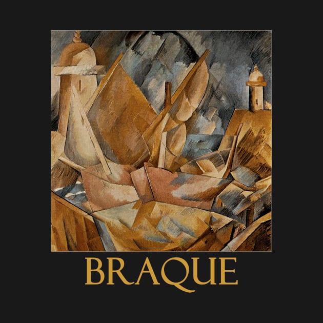 Harbor in Normandy (1909) by Georges Braque by Naves