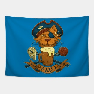 Pirate cat Tapestry