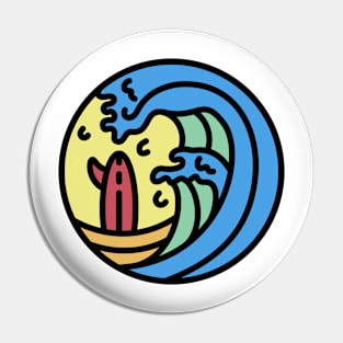 Surf Wave Pin