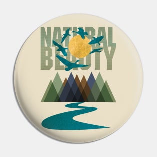 Natural Beauty - Mountain Landscape Pin