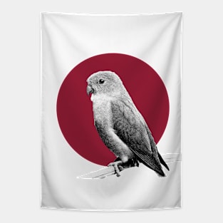 Monochrome parrot Tapestry