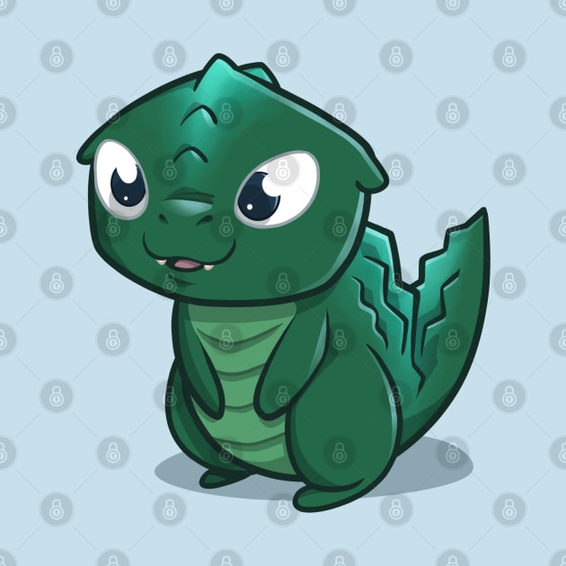 Baby Godzilla by jpowersart