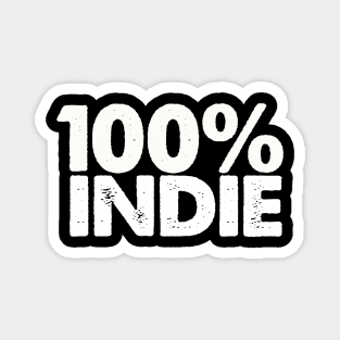 100% INDIE Magnet