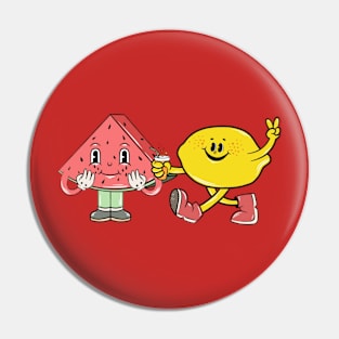 fruit cartoon Pin