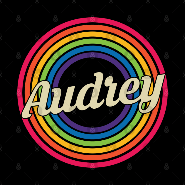 Audrey - Retro Rainbow Style by MaydenArt