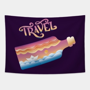 Travel vector illustation Tapestry