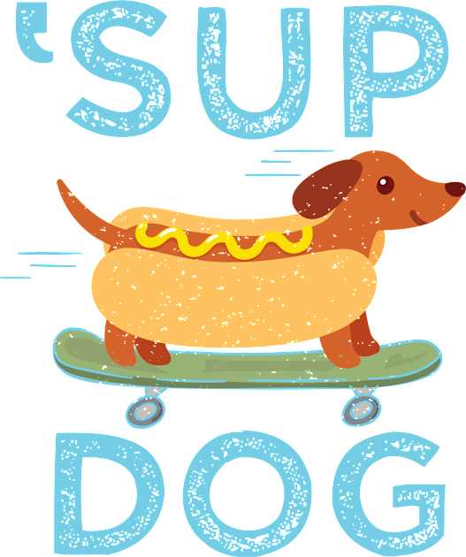 'Sup Dog Kids T-Shirt by spicoli13