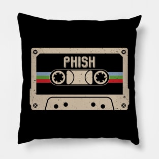 Personalized Phish Name Birthday Vintage Cassette Tape Pillow