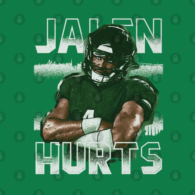 Jalen Hurts Philadelphia Pose by Chunta_Design