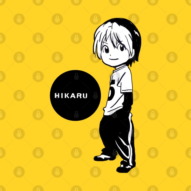 I draw chibi Shindo Hikaru / Hikaru no Go by mudwizard