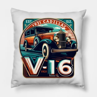 Cadillac V-16 Pillow