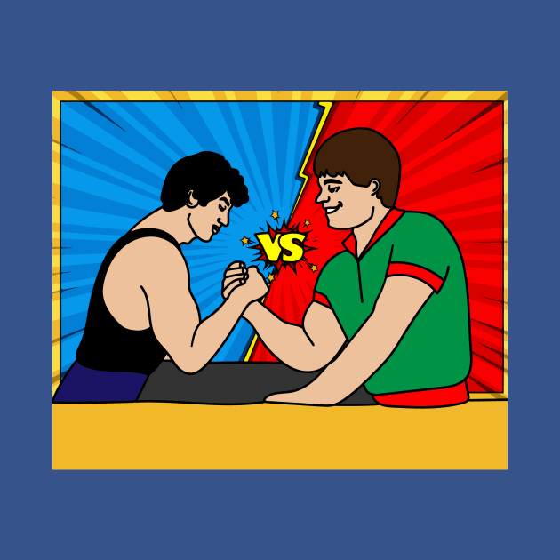 Funny Colorful Arm Wrestling by flofin