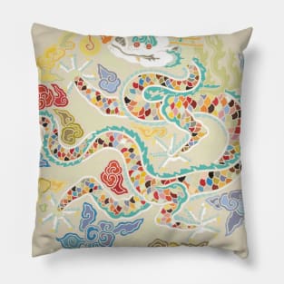 colorful dragon Pillow
