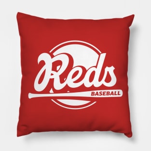 Reds Up to Bat Pillow