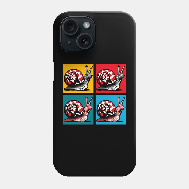 Pop Red Spotted Snail - Cool Aquarium Fish Phone Case by PawPopArt