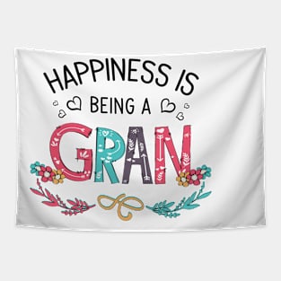 Happiness Is Being A Gran Wildflowers Valentines Mothers Day Tapestry