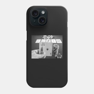 Texas Holdem poker starting hand Phone Case