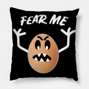 Funny Creepy Halloween Egg Monster Pillow