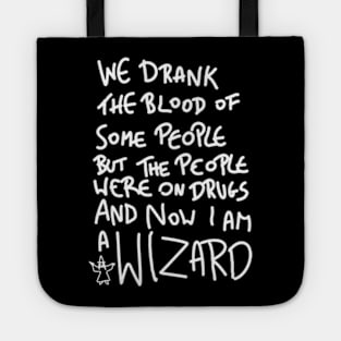 Drug Blood with Wizard (white) Tote