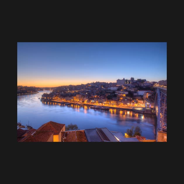 Old town Ribeira at dusk by Kruegerfoto