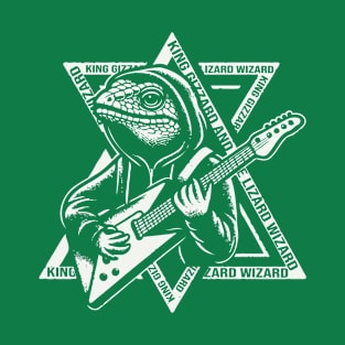 Lizard Wizard Guitar Fan Art T-Shirt