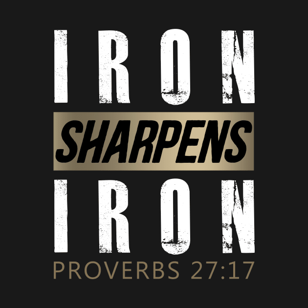 Iron Sharpens Iron Proverbs 27:17 Bible Verse by Terry With The Word