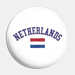 Netherlands Vintage Country Flag Pin