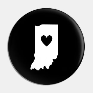 Indiana (white) Pin