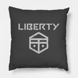 Liberty: Atrian Symbol - Gray Pillow