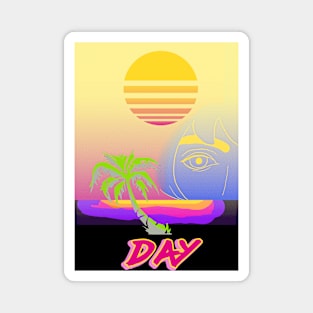 Retro Day Magnet